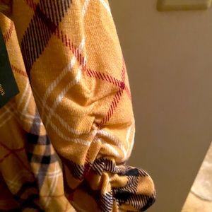 Tan check dress